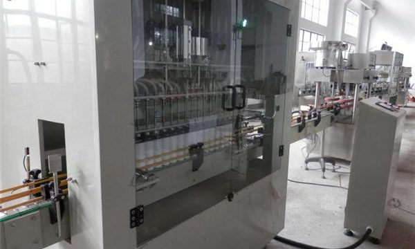 स्टेनलेस स्टील पूर्ण स्वयंचलित ब्लीच फिलिंग मशीन