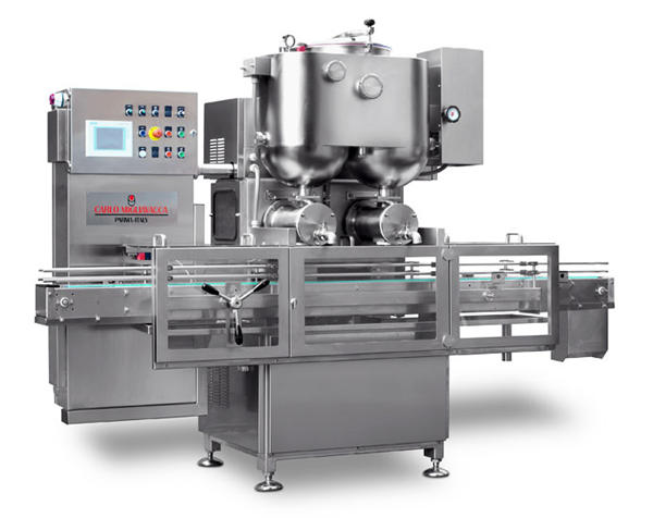 डबल हेड्स सेमी-ऑटोमॅटिक फ्रूट जाम फिलिंग मशीन